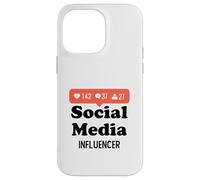 Custodia per iPhone 14 Pro Max Social Media Influencer Semplice Costume di Halloween Sogno Lavoro
