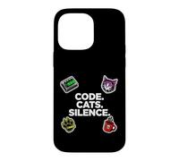 Custodia per iPhone 14 Pro Max Software Engineer Introvert Code Cats Silence