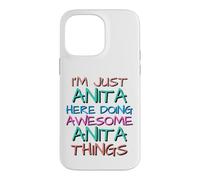 Custodia per iPhone 14 Pro Max Solo Anita Fare Impressionante Anita Cose Divertente