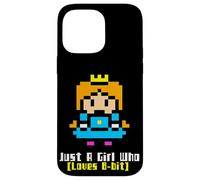 Custodia per iPhone 14 Pro Max Solo una ragazza che ama 8-bit Vintage Arcade