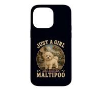Custodia per iPhone 14 Pro Max Solo Una Ragazza Che Ama Il Suo Cane Maltipoo Mamma Doodle