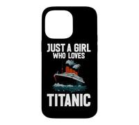 Custodia per iPhone 14 Pro Max Solo una ragazza che ama la storia delle navi Titanic RMS Titanic