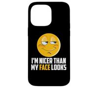 Custodia per iPhone 14 Pro Max Sono più bello del mio volto sembra sassy