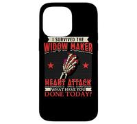 Custodia per iPhone 14 Pro Max Sono sopravvissuto all"arresto cardiaco di attacco cardiaco di Widow Maker