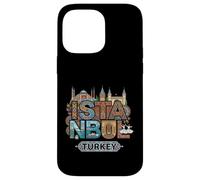 Custodia per iPhone 14 Pro Max Souvenir da viaggio con nome della città di Istanbul, regalo turistico