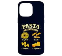Custodia per iPhone 14 Pro Max Spaghetti Fusilli Farfalle Rigatoni Guida Cucina Italiana