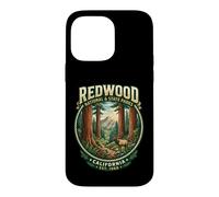 Custodia per iPhone 14 Pro Max Spilla vintage a forma di alce di Redwood National & State Parks California