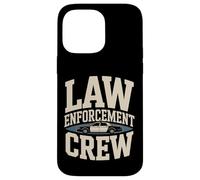 Custodia per iPhone 14 Pro Max Squadra di polizia dell'equipaggio delle forze dell'ordine
