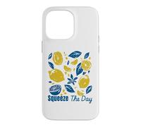 Custodia per iPhone 14 Pro Max Squeeze The Day Lemon Citrus Retro Summer Motivational