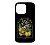 Custodia per iPhone 14 Pro Max Squeeze The Day Vintage Lemon Bee Botanico Summer Fruit