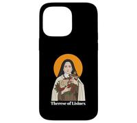 Custodia per iPhone 14 Pro Max St. Therese of Lisieux Inspirational Quote graphic