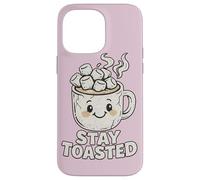 Custodia per iPhone 14 Pro Max Stay Toasted Cute Hot Chocolate Marshmallow Tazza Cozy W