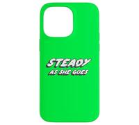 Custodia per iPhone 14 Pro Max Steady as She Goes | 2000's Music Song White