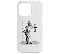 Custodia per iPhone 14 Pro Max Steampunk Peste Pestilenza Tarocchi Vintage Horror