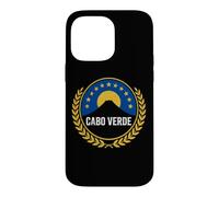 Custodia per iPhone 14 Pro Max Stemma del patrimonio dell'isola degli squali blu di Capo Verde