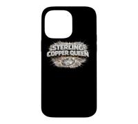 Custodia per iPhone 14 Pro Max Sterling Copper Queen creare gioielli con avvolgimento di