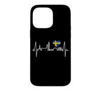 Custodia per iPhone 14 Pro Max Stoccolma Skyline Battito del Cuore Svezia Amo Stockholm