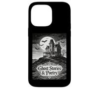 Custodia per iPhone 14 Pro Max Storie di fantasmi e poesia casa infestata pipistrelli Poeta gotico
