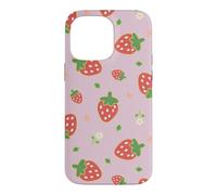 Custodia per iPhone 14 Pro Max Strawberry Floral Garden Cottagecore Aesthetic