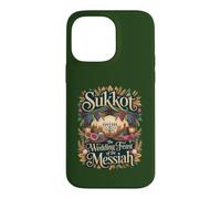 Custodia per iPhone 14 Pro Max Sukkot La festa di nozze del Messia Menorah Gerusalemme