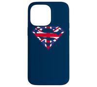 Custodia per iPhone 14 Pro Max Superman Great Britian Shield