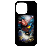 Custodia per iPhone 14 Pro Max Superman In the Sky Character