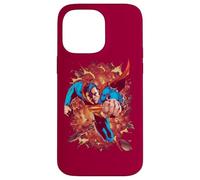 Custodia per iPhone 14 Pro Max Superman Through Flame