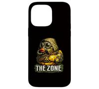 Custodia per iPhone 14 Pro Max Survival Duck Maschera antigas Graphic Post Apocalyptic Gaming