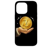 Custodia per iPhone 14 Pro Max T-shirt Z Coin Crypto Crypto Design per amore di valuta digitale