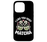 Custodia per iPhone 14 Pro Max Tè Matcha Che Dice Tè Verde I Like You Very Matcha