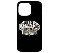 Custodia per iPhone 14 Pro Max The Best Carpenters Have Beards Bearded Wood Worker Citazione