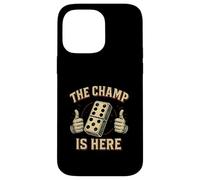 Custodia per iPhone 14 Pro Max The Champ Is Here Domino King Domino Player Tile Lover
