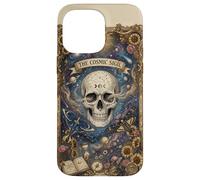 Custodia per iPhone 14 Pro Max The Cosmic Sigil Celestial Skull and Galaxy