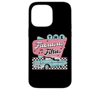 Custodia per iPhone 14 Pro Max The Fifties 1950s Car Music Checkerboard Rockabilly Sock Hop