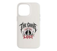 Custodia per iPhone 14 Pro Max The Grave, croce della risurrezione cristiana, arte heavy metal