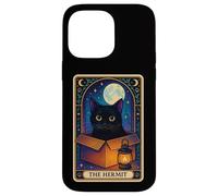Custodia per iPhone 14 Pro Max The Hermit Gatto Carta Dei Tarocchi