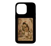 Custodia per iPhone 14 Pro Max The Lovers Tarot Card Scrapbook Design