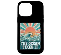 Custodia per iPhone 14 Pro Max The Ocean Fixed It Retro Beach Waves Sun