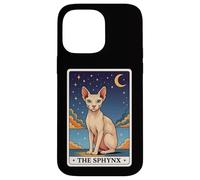 Custodia per iPhone 14 Pro Max The Sphynx;Carta Dei Tarocchi