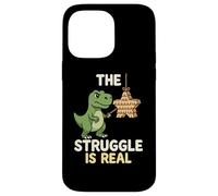 Custodia per iPhone 14 Pro Max The Struggles Real Dino T-Rex Pignatta Cartoon Animal