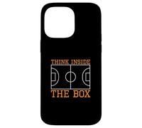 Custodia per iPhone 14 Pro Max Think Inside The Box Futsal Court Un portiere giocatore di Futsal