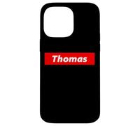 Custodia per iPhone 14 Pro Max Thomas Logo Gift or Costume For Boys and Men Named Tom