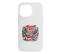 Custodia per iPhone 14 Pro Max Thunder cavalca la leggenda Yokai del vento e della tempesta