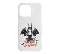 Custodia per iPhone 14 Pro Max Too Hot to Haunt Retro Pin Up Demon Halloween Costume