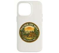Custodia per iPhone 14 Pro Max Toppa retrò per insegnante Off Duty Summer Expedition 2026