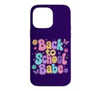 Custodia per iPhone 14 Pro Max Torna a scuola Babe Retro Groovy Carino Daisy Butterfly