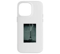 Custodia per iPhone 14 Pro Max Torre Eiffel Fulmine Strike 1902 - Vintage NOAA Photo Art