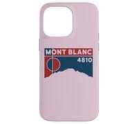 Custodia per iPhone 14 Pro Max Tour du Mont Blanc Montblanc 4810 Regali escursionistici Francia