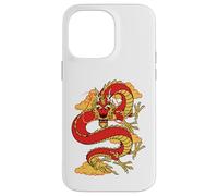 Custodia per iPhone 14 Pro Max Traditional Zodiac Lucky Red Oriental Chinese Dragon