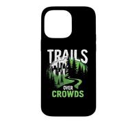 Custodia per iPhone 14 Pro Max Trails Over Crowds Trekking Lento Natura Calma